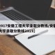 【2017安徽工程大学录取分数线/安徽工程大学录取分数线2019】
