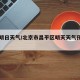 昌平明日天气/北京市昌平区明天天气预报十五天