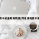 清苑高中的录取分数线/河北清苑高中录取分数线